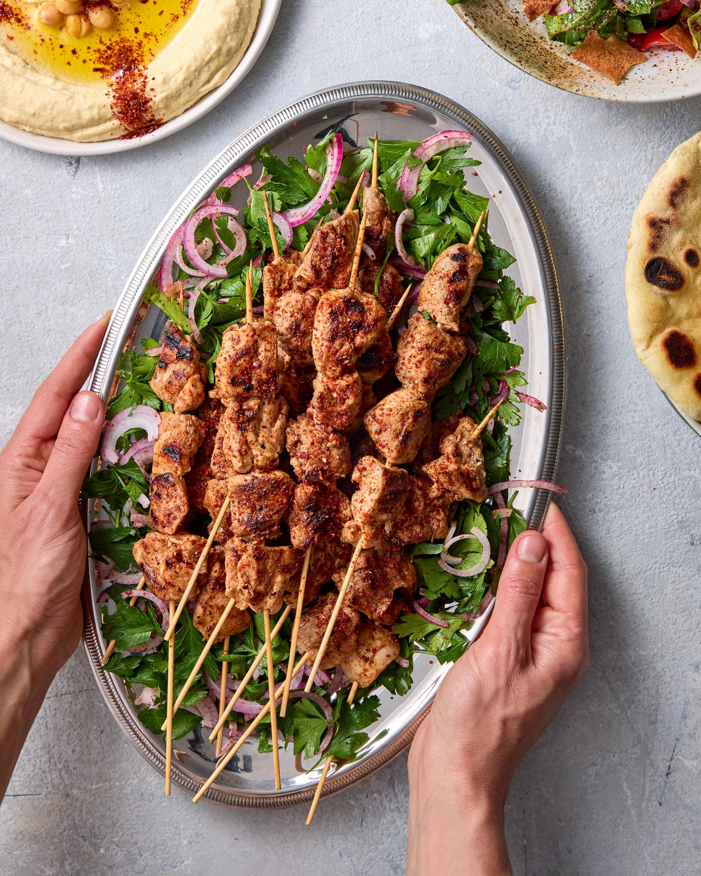 Lebanese Chicken Skewers (Shish Tawook)