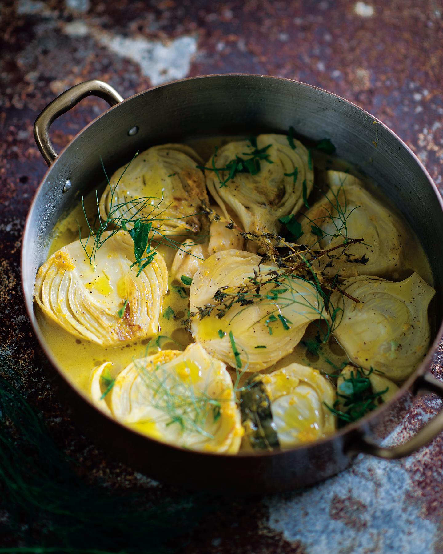 Citrus-Braised Fennel